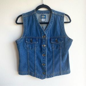 X SOLD X Vintage Dixie Blues Denim Jean Vest